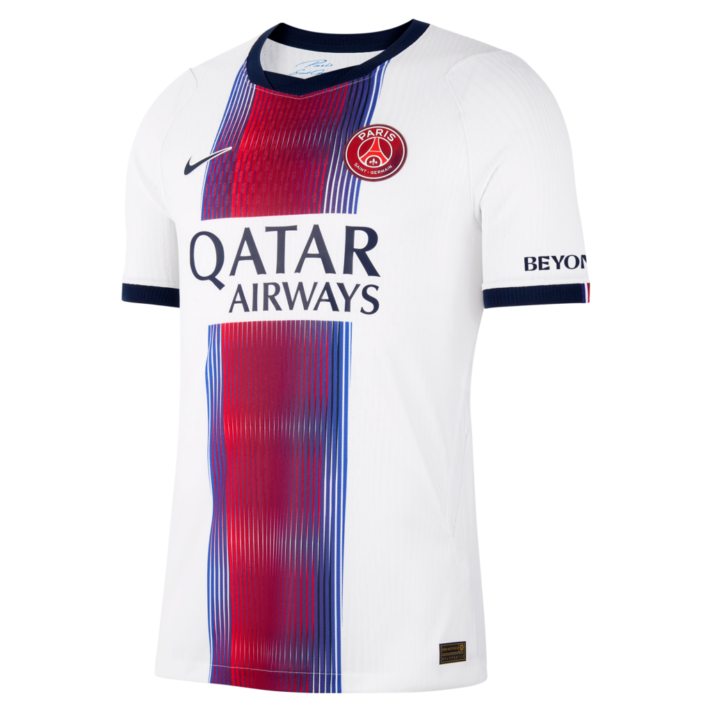 Front image of the new PSG Away Jersey